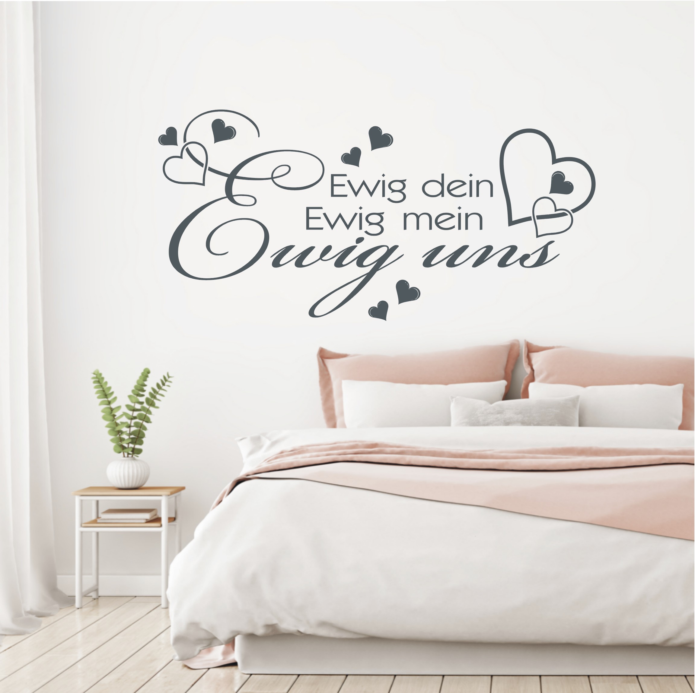 Wandtattoo Ewig dein. Ewig mein. Ewig uns 800